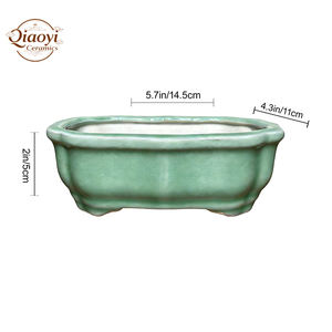 Pots de jardin en céramique de forme florale pratiques en gros <span class=keywords><strong>Yixing</strong></span> <span class=keywords><strong>Bonsai</strong></span> Live Features pour plantes d'intérieur Home Grower <span class=keywords><strong>Pot</strong></span> - Product Image 6