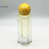 Flacon de parfum en verre de luxe de marque BSD, OEM ODM, nouveau design, 100 ml, carré, logo personnalisé, impression à l'écran, vaporisateur à pompe, capacité 50 ml, 30 ml