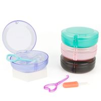Aligneur invisible en plastique pour prothèses dentaires orthodontiques, étui de retenue portable pour fausses dents, boîte de rangement avec fermeture magnétique