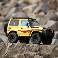 Camion RC tout-terrain RGT EX86020 Invader 1/10 4WD avec châssis en résine et métal CNC, 25KG, 4 canaux, portée <150m, éclairage LED, expert RTR, chargeur inclus