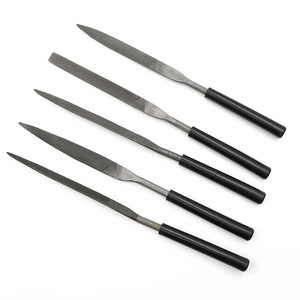 3x140mm 5x180mm Kit de <span class=keywords><strong>limes</strong></span> à bijoux pour le polissage de la pierre métallique Sculpture sur bois10PCS Set de <span class=keywords><strong>limes</strong></span> à <span class=keywords><strong>aiguilles</strong></span> en acier diamantées - Product Image 3