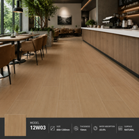 Azulejos de Cerámica con Diseño de Madera Moderna de 600x1200mm, Resistentes al Desgaste para Pisos y Paredes, Ideales para Vestíbulos, Baños y Villas