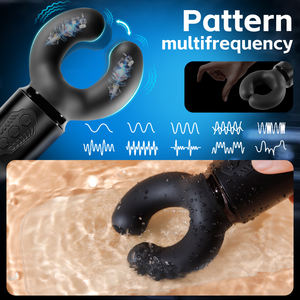 Glans Stimulator latihan Masturbator pria, mainan dewasa pompa pembesar Usb pemijat Penis penunda pria - Product Image 2