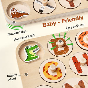 Joycat-Juego <span class=keywords><strong>de</strong></span> bloques <span class=keywords><strong>de</strong></span> construcción para niños, juego <span class=keywords><strong>de</strong></span> rompecabezas 3D, figuras musicales, juguetes educativos Montessori - Product Image 4