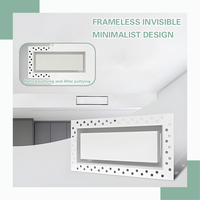 Profilé de grille en aluminium pour cloisons sèches CVC, diffuseur d'air, revêtement en poudre, service de pliage et de découpe pour application de dissipateur de chaleur