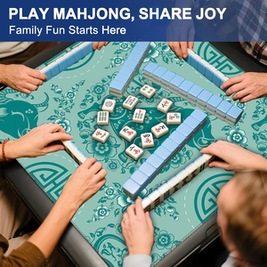 Tapis de jeu de Mahjong professionnel, design sans plis, emballage roulé pour <span class=keywords><strong>les</strong></span> voyages, poker, dominos, multi-jeux - Product Image 2