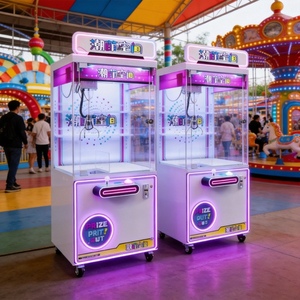 Shopping Mall Popular Flashing Light Claw Crane Machine Coin Operated Kids Doll Vending <strong>Game</strong> Machine - Product Image 2