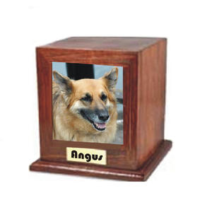 Urnes pour animaux de compagnie pour chiens ou chats cendres avec cadre photo urnes de crémation pour animaux de compagnie urnes en bois personnalisées pour animaux de compagnie - Product Image 1