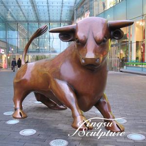 Famoso diseño tamaño grande wallstreet bull estatua - Product Image 4