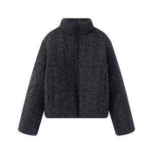 PB & ZA femmes 2025 nouvelle mode tissu tricoté est chaud et épais veste manteau Vintage à manches longues vêtements d'extérieur pour femmes Chic <span class=keywords><strong>surchemise</strong></span> - Product Image 2