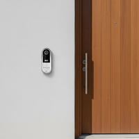 Timbre Inalámbrico Inteligente Tuya con Cámara de 3-7MP, Pantalla TFT, Alimentación por Batería, Intercomunicador WiFi para Seguridad en el Hogar y la Oficina