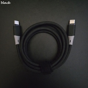 Nuevas llegadas textiles de alto rendimiento señoras niñas comunicaciones de datos PD USB C a cables C - Product Image 2