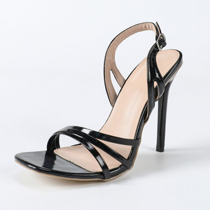 Nuovi <span class=keywords><strong>Sandali</strong></span> Eleganti e Sensuali <span class=keywords><strong>Neri</strong></span> con <span class=keywords><strong>Tacco</strong></span> Alto e Punta Quadrata 2026, Versatili per il Fascino Femminile - Product Image 6