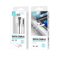 Câbles de données USB longs à charge rapide Techancy TM00286 avec design rayé unique en plastique pour iPhone, montre connectée, téléphone portable, personnalisables