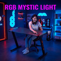 Bureau de Gaming AOR Esports pour Cybercafé et Bureau, Design Moderne, Éclairage RGB Multiple, Plateau de Classe E0, Vente en Gros Directe Usine Transfrontalière