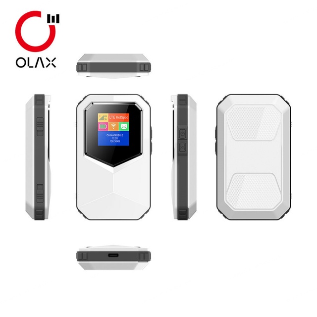 Olax Mt85 Portable Mifi 4g Router Mobile Hotspots Wifi6 Cat4 300mbps Travel Use 3000mah Portable Wifi Hotspot Esim /Vsim Router