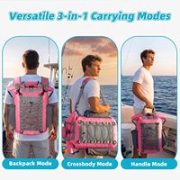 Sac étanche en cuir 25L OEM/ODM avec fermeture auto-agrippante pour planches à pagaie, planches de surf et accessoires de navigation