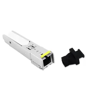 1.25G bir Fiber 1.25G 1550nm/1310nm 10km SFP endüstriyel optik alıcı-verici modülü SC konektörü ucuz fiyat