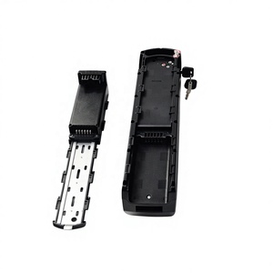 Caja de batería impermeable para bicicleta eléctrica ALX053B, estilo Hailong, 36V 48V, caja vacía de ABS para batería de iones de litio con cerradura con llave. - Product Image 2