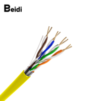 Cable de Red Trenzado de PVC de Alta Velocidad Cat 6a para Uso en Oficinas, Redes Empresariales y Videoconferencias en Entornos Profesionales