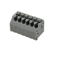 Connecteur allemand original neuf 250-206 en stock, bornier PCB à bouton-poussoir, 1,5 mm², 3,5 mm, 6 pôles, gris 250 206