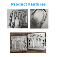 Nouveau design de moule pour sangle de tongs en PVC, taille personnalisée, haute précision pour la production industrielle, longue durée de vie