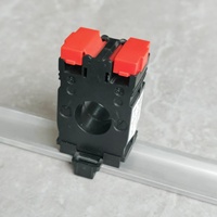 Transformador de Corriente Monofásico en Miniatura DM-20 para Montaje en Riel DIN, 10/5A, 50/5A, 75/5A, Bobina Toroidal con Núcleo de Acero al Silicio CT
