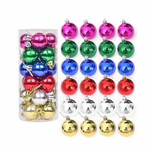Boule de Noël en plastique incassable, imperméable, de haute qualité, écologique, à motif personnalisé, fabriquée à la main, prix d'usine, vente en gros, pas cher - Product Image 1