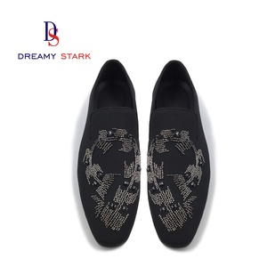 Chaussures habillées et Richelieu pour hommes en cuir véritable, de haute qualité, faites à la main, avec motif diamant DIY, design original et logo personnalisé - Product Image 5