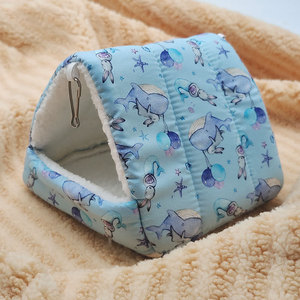 Bequemes Hamster bett Plüsch Weich hängendes kleines Haustier Kaninchen Meers chweinchen Haus für Käfig - Product Image 5