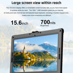Alta calidad 15,6 pulgadas IP65 <span class=keywords><strong>I5</strong></span> I7 Industrial resistente portátil pantalla táctil nuevo procesador Intel 256GB luz solar legible - Product Image 2