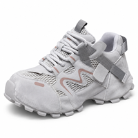 En gros Baskets Chunky à Lacets pour Femme, Tige en Maille, Motif Géométrique, Style Dad Shoes Tendance, Logo Personnalisé, Chaussures Décontractées