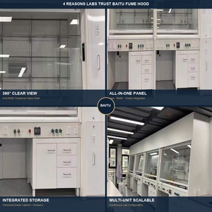<span class=keywords><strong>Hotte</strong></span> de laboratoire à fumée chimique CE, à poser au sol, avec armoire de rangement, pour laboratoire pharmaceutique - Vente en gros - Product Image 4