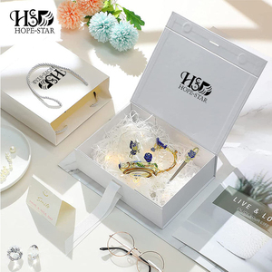 Manufacture Custom corrugated delivery Big Magnetic Packaging Boxes Folding Paper Box Sets With Ribbonn For Dress