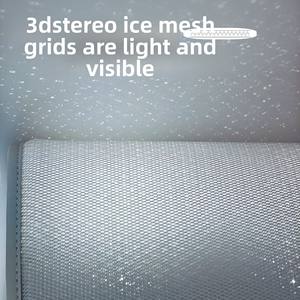 Funda de asiento de coche transpirable de seda helada de verano de fábrica Cojín de asiento de coche de refrigeración con almohadilla de respaldo cómoda - Product Image 4