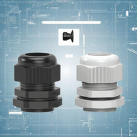 Presse-étoupe industrielle Rendian IP68 PG M12-M63 PG7-PG48, type métrique, antidéflagrante Atex, en nylon, multi-trous, basse/haut tension, 2-100mm