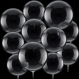 Large Wide Neck Transparent Bobo <b>Balloon</b> Flower Bouquet Doll Snack Gift Wrap <b>Valentines</b> Day Birthday Party Wedding Decor - Product Image 6