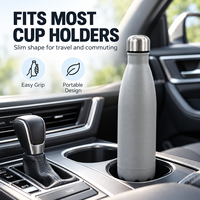 Bouteille d'eau sport isotherme sous vide, grande capacité, design bouteille Coca-Cola, gobelet en acier inoxydable, édition de luxe multifonction