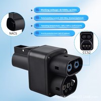 Adaptateur NACS vers CCS2 DC 300KW 400KW IP65 IP67 Connecteur de charge rapide DC En stock Convertisseur de charge VE Adaptateur de chargeur de voiture