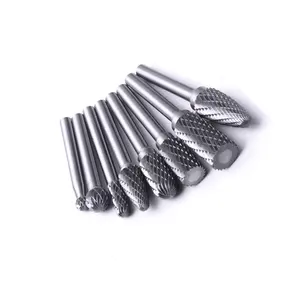 8Pcs Carbide Burr Die Grinder Bits for Rotary Tool Power Drill Set Shank 6mm