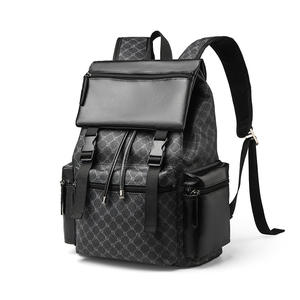 Ransel Laptop pria, ransel sekolah remaja muda, ransel perjalanan kapasitas besar, desain Logo kustom - Product Image 2