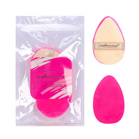 Éponge de beauté professionnelle en PU avec design double face doux pour le fond de teint, le correcteur et la poudre de maquillage