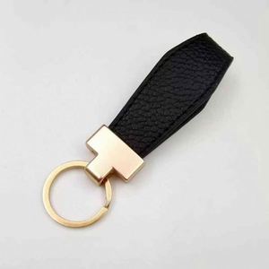 Cadeau d'entreprise personnalisé, commande en gros, service OEM, porte-clés avec logo gratuit, porte-clés en cuir personnalisé, gravure sur plaque métallique - Product Image 3