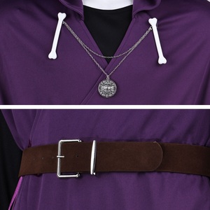 Nuevo Conjunto de Capa con Capucha de Mago Oscuro Medieval, Disfraz de Caballero Cosechador de Cuatro Caballeros para Halloween - Product Image 5
