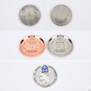 Pièces de monnaie commémoratives personnalisées en alliage de zinc, souvenirs touristiques gravés, cadeaux d'affaires, médailles métalliques durables - Product Image 2