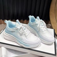 Ergonomische Tennisschuhe für Damen, Sportschuhe mit weicher PVC-Sohle und Stoff-Mesh-Material