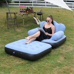 Nouveau canapé-lit gonflable portable à double usage avec PVC épaissi, canapé-lit cinq en un adapté au <span class=keywords><strong>camping</strong></span>, mobilier d'extérieur - Product Image 6