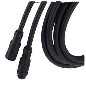 Connecteur en cuivre plaqué or M12 étanche IP67, câble de capteur industriel 4/5/8 broches, mâle/femelle, surmoulé, pour automobile - Product Image 3