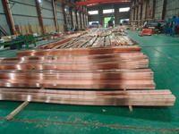 Barre de cuivre à prix d'usine 1kg 10mm, barre plate ronde en cuivre, lingot de cuivre 99,9% pur, bandes de cuivre avec service de découpe à vendre