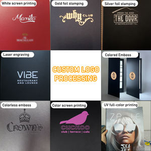 Livre <span class=keywords><strong>de</strong></span> <span class=keywords><strong>Menu</strong></span> LED Rechargeable <span class=keywords><strong>de</strong></span> Marque <span class=keywords><strong>de</strong></span> Luxe Numérique, Format A4, pour Restaurant, avec Couvertures en Cuir PU, Alimentation Électrique - Product Image 3